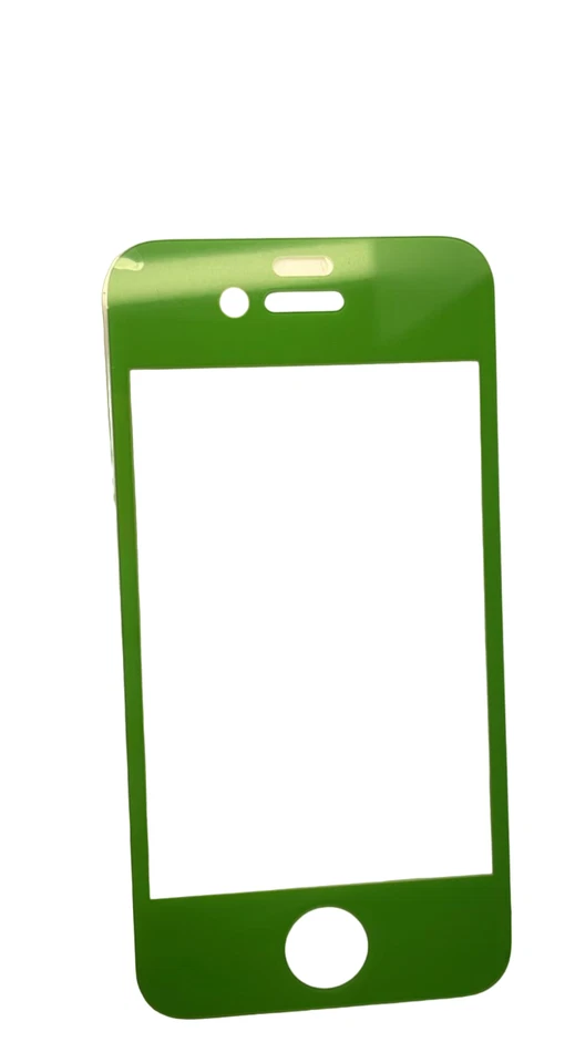 Znitro Glass Tempered Glass Screen Protector for Apple iPhone 4/4s - Green Bezel - Image 2 of 4
