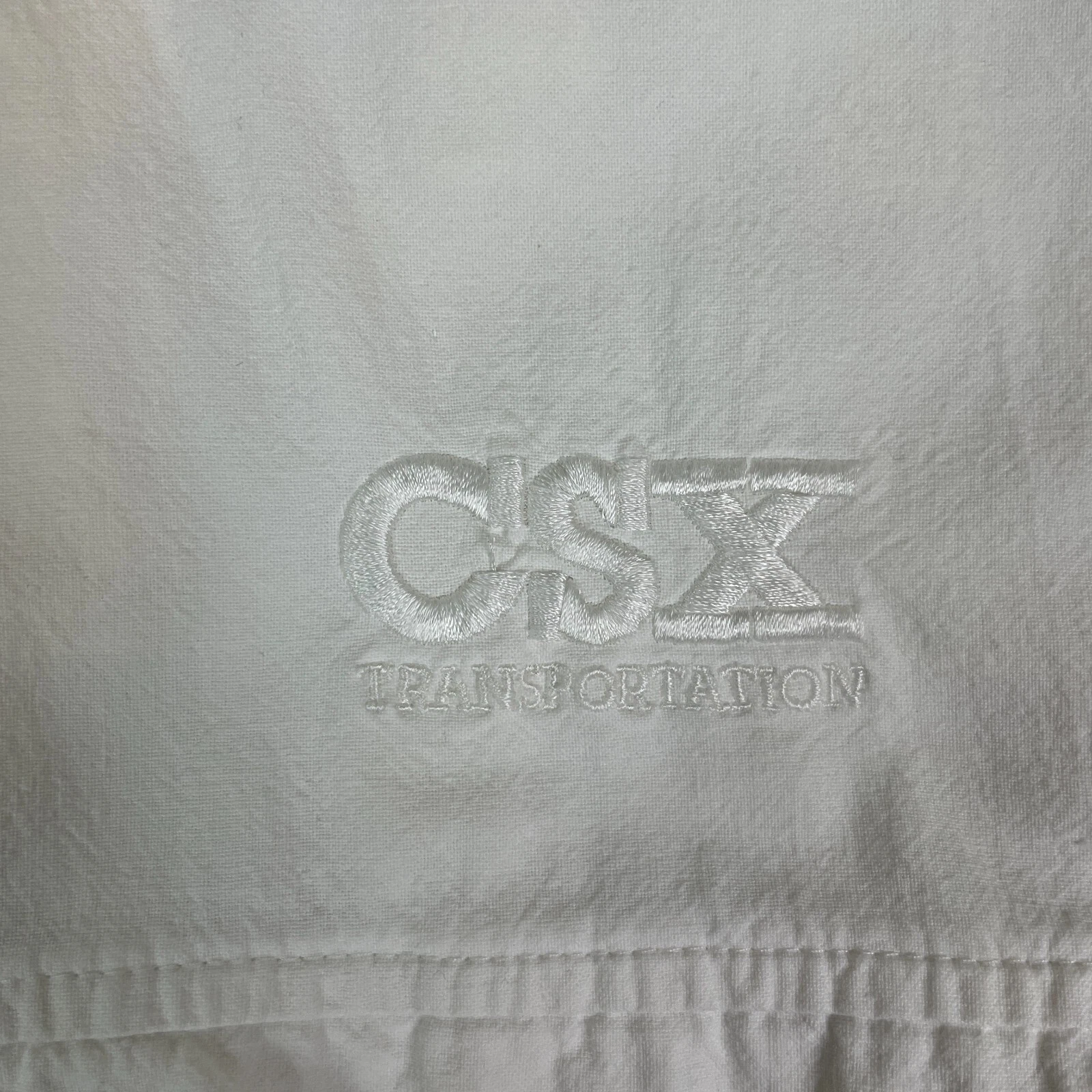 holloway vintage csx transportation railroad sportsmaster embroidered jacket