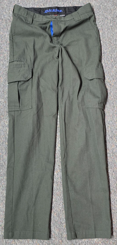 Dickies Flex Boys Slim Straight Green Pants Size 14 - 第 1/4 張圖片