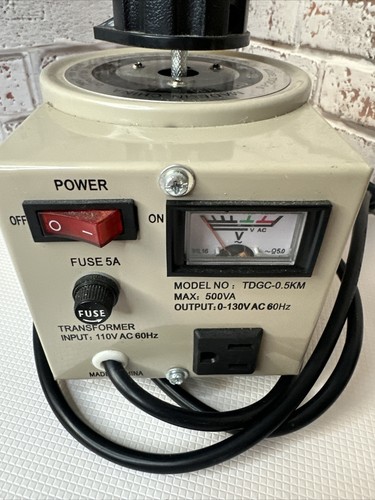 Maschine TDGC - 0,5KM 500VA Variable Output AC Converter mit Trafo - Bild 3 von 3