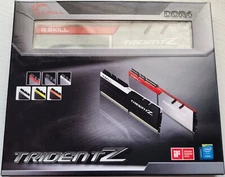 G.Skill Samsung B-Die Ram DDR4 3200 32gb (2x16gb) CL14 F4-3200C14D-32GTZ