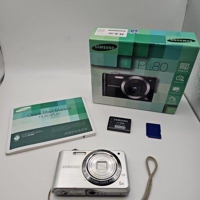 Digitalkamera Samsung PL80 Silber Zustand Gut Getestet Kamera Lesen Foto Bilder