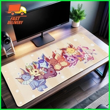 All Eevee Evolutions Desk Mat - Cute Pokemon Family Gaming Pad Mousepad VX89YP