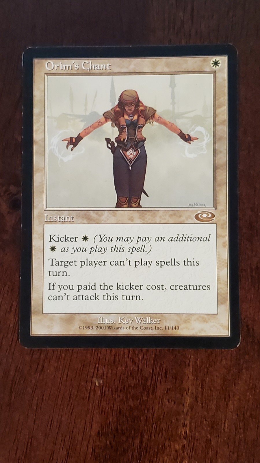 Orim's Chant Planeshift EX/LP #11 MTG Magic the Gathering Instant Rare White