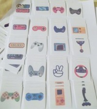 kids Tattoos Party Favors 101 Perforated Individual 2" x 2" new gaming gamer