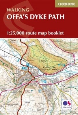 Offa's Dyke Map Booklet 1:25,000 OS Route Mapping (Paperback Book)