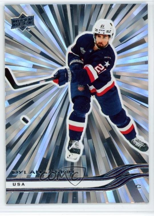 2025-26 Upper Deck Extended Series Four Nations Outburst Dylan Larkin #695 0q4s