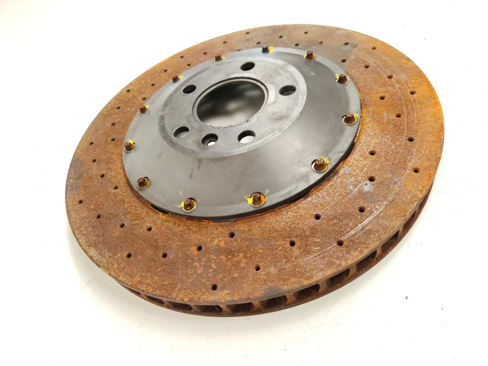 2012-2014 MCLAREN MP4-12C FRONT RIGHT OR LEFT DISC BRAKE ROTOR PA2494-2428 OEM 