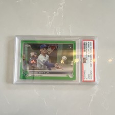 2022 Topps Chrome Update Bobby Witt Jr. Green Refractor /75 USC176 PSA 9