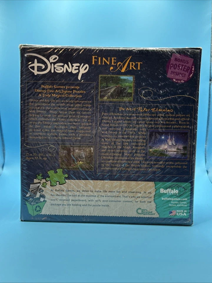 *Nuevo* Rompecabezas Peter Ellenshaw de la Gran Llegada de Cenicienta de 1000 piezas de Bellas Artes de Disney Foto 2 de 2