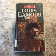 Lando Louis L’Amour 1988 Bantam Books Gritty Coming Of Age Western Hardcover