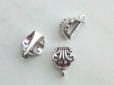 5 Anhänger Verbinder 17x12mm Schlaufen Öse Beads Träger Connector Spacer Basteln