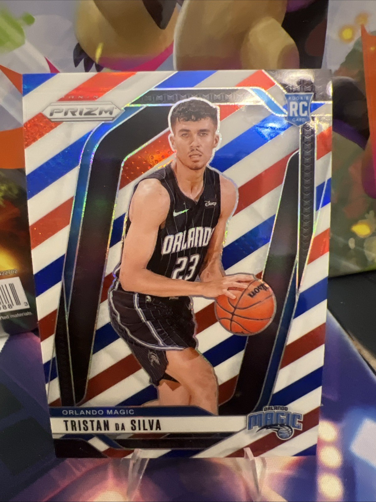 2024-25 Panini Prizm - Tristan da Silva #256 Red White & Blue Prizm (RC)