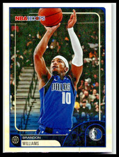 Topps 2025-26 NBA Hoops Brandon Williams #15 Dallas Mavericks