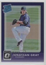 2016 Panini Donruss Optic Rated Rookies Purple Jon Gray Jonathan Gray #48 11pj