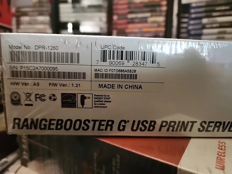 D-Link DPR-1260 Multifunction Rangebooster G USB Print Server Factory Sealed!!!! - Image 2 of 2