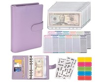 (Free Duty Tax) budget Binder Cash Envelopes A6 Money Saving Binder with Zip