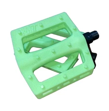 RANT TRILL BMX PEDALS 9/16 SUBROSA SHADOW UNRELEASED SAMPLE LIGHT GREEN NEW