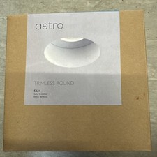Astro Lighting 1248002 Trimless Round Downlight Matt White 115mm 79mm, 5624