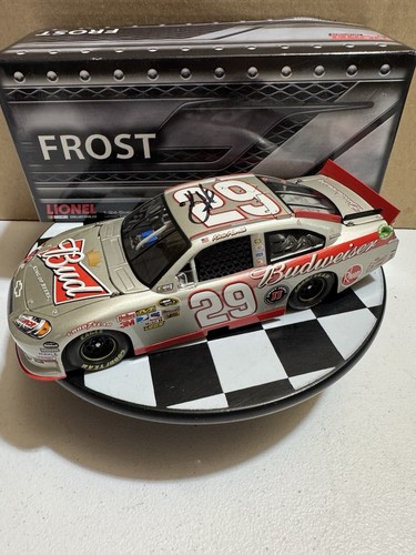 AUTOGRAPHED Kevin Harvick #29 Budweiser FROST FINISH 2012 1/24 Nascar Diecast - Picture 5 of 13
