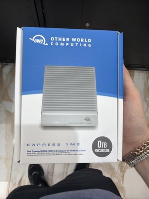 OWC EXPRESS 1M2 USB4 Portable NVMe M.2 External SSD Enclosure, UltraFast NEW
