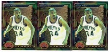 ISAIAH RIDER ROOKIE 3 CARD LOT 1993-94 TOPPS FINEST 79 MINN WOLVES TIMERWOLVES