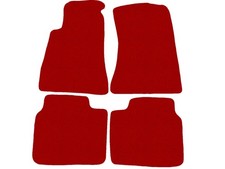Basic Fußmatten, Autoteppiche für Opel Omega A 1984-1994 Rot x14 Rand