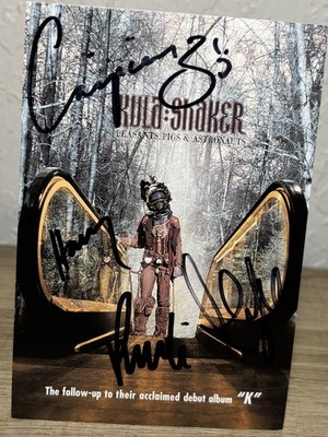 Band ''Kula Shaker'' Promotional 4x6 card + Mini Poster ''K'' Tattva British Rock Ba