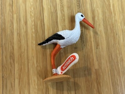 Schleich Storch Tierfigur Deko Sammler   steht nicht selbstständig￼