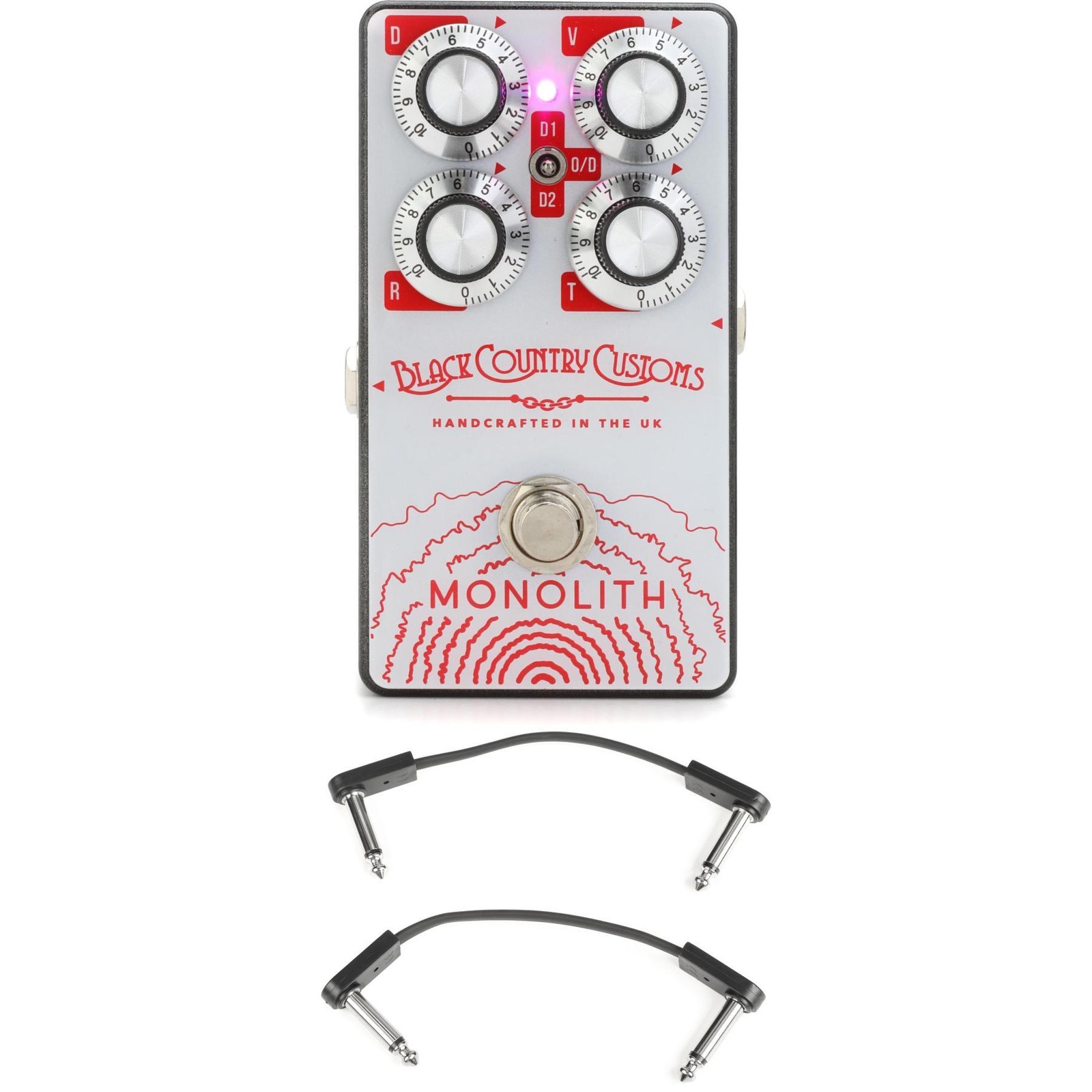 Педаль искажения Laney Black Country Customs Monolith с патч-кабелями EBS 32090₽