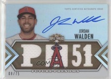 2012 Triple Threads Future Phenoms Relics Sepia 8/75 Jordan Walden #114 Auto 0af