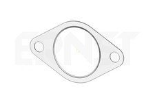 ERNST Dichtung Abgasrohr 493420 für FIAT PUNTO STILO Van 16V 192_XA1B 199AXB11