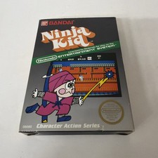 Ninja Kid (Nintendo NES, 1986 Bandai) Authentic Complete CIB Manual TESTED