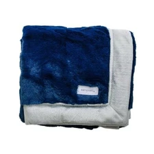  Luxury Receiving Blankets for Babies | Receiving Blanket 30"x40" Navy Gray