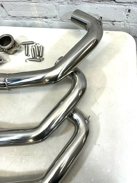 Escape Suzuki GT 750 3 en 3 escape alta velocidad NUEVO NUEVO - Imagen 4 de 4