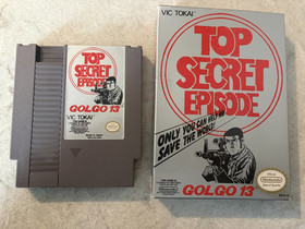 Golgo 13 Top Secret Episode NES Nintendo Game + Box CB No Manual Authentic