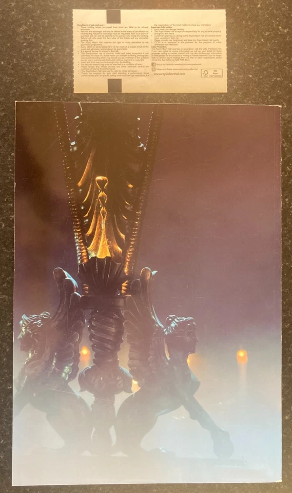 THE PHANTOM OF THE OPERA 25th Anniversary Program & Ticket 2011 Albert Hall Rare - Image 2 of 4