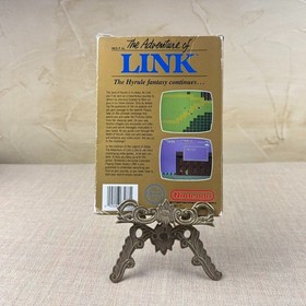 Zelda II The Adventure of Link NES Caja Cartucho Dorado Caja Manual