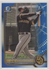 2022 Bowman Chrome Prospects Blue Refractor 57/150 Zayed Salinas #BCP-122 0jk5