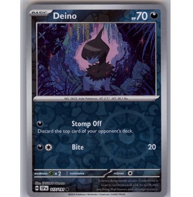 Deino Reverse Holo Common SV08: Surging Sparks 117/191 NM