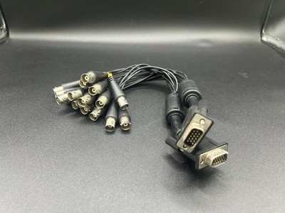 VGA to BNC breakout used for CCTV/security DVR systems