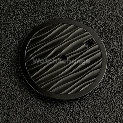 28.5mm Black Wave Texture Watch Dial Face for SEIKO NH35 NH36 Movements Parts