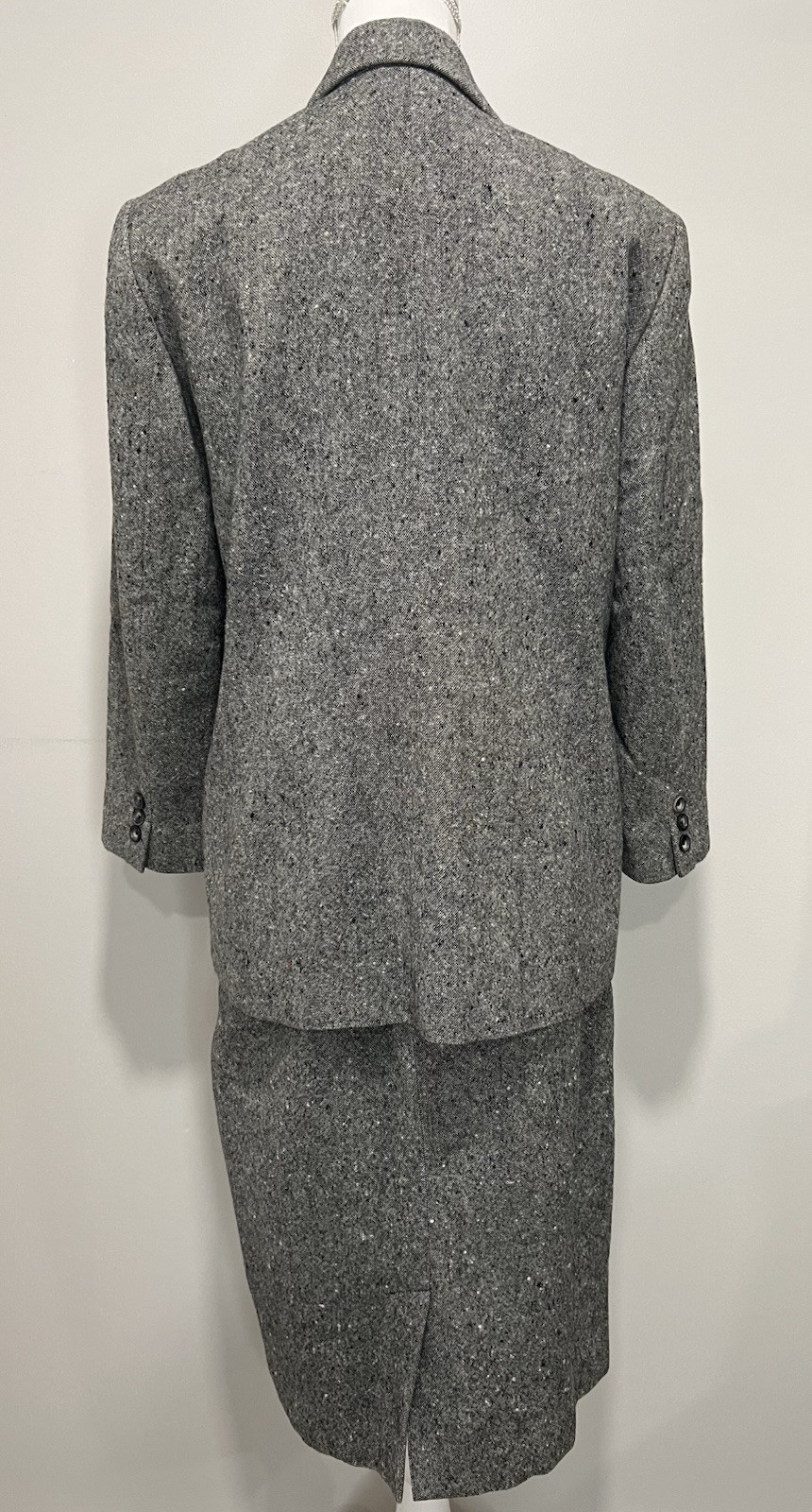 90s Wool Gray Pendleton Double Breasted Blazer an… - image 3