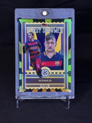 Topps Finest 25/26 Finest Showmen Neymar Jr FC Barcelona UCL FS-22 03/10 🔥🔥🔥