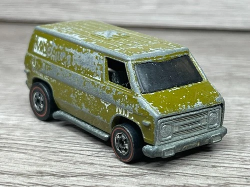1974 Hot Wheels Redline U.S. Army Military Police Super Van Khaki Kooler