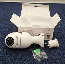  QTY 4 Smart Bulb Security Camera, 355  WiFi IR Night Smart Home Wireless