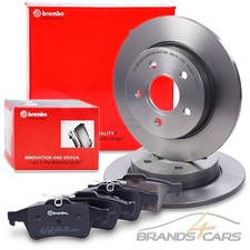 BREMBO COATED BREMSSCHEIBEN Ø265 VOLL+ BELÄGE HINTEN FÜR FORD FOCUS C-MAX 03-07
