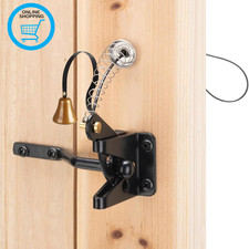 Self Locking Gate Latch for Wooden Fence Heavy Duty,Gravity Lever Fence Door Lat