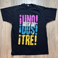 Vintage Greenday Uno Dos Tre Concert Tour In North America T-shirt