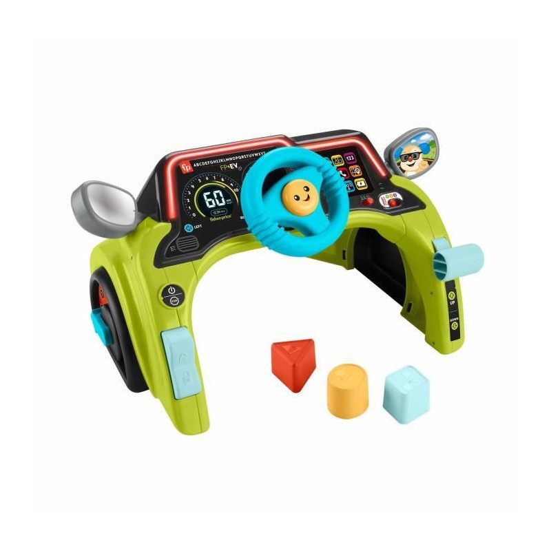 Fisher-Price Ma Première Voiture Centre d'activités interactif musical avec Technologie Éveil Progressif